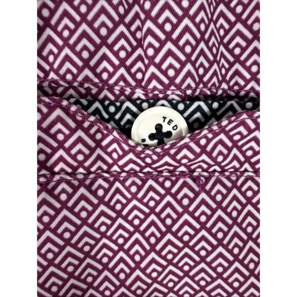 Ted Baker London Men's 7 = US 40 Basket Lined Swim Trunks Pink Geometric EUC - Picture 7 of 16